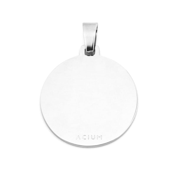 Engraving 
Pendant Basic Round Large  Steel LARGE