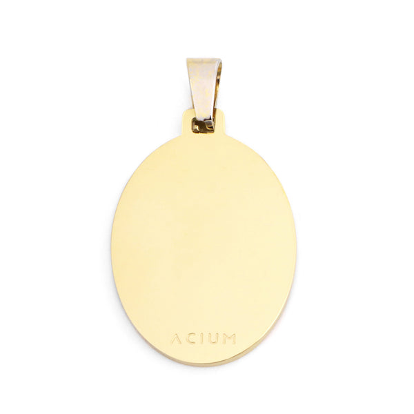 Engraving 
Pendant Basic Oval Large  Gold Plated LARGE