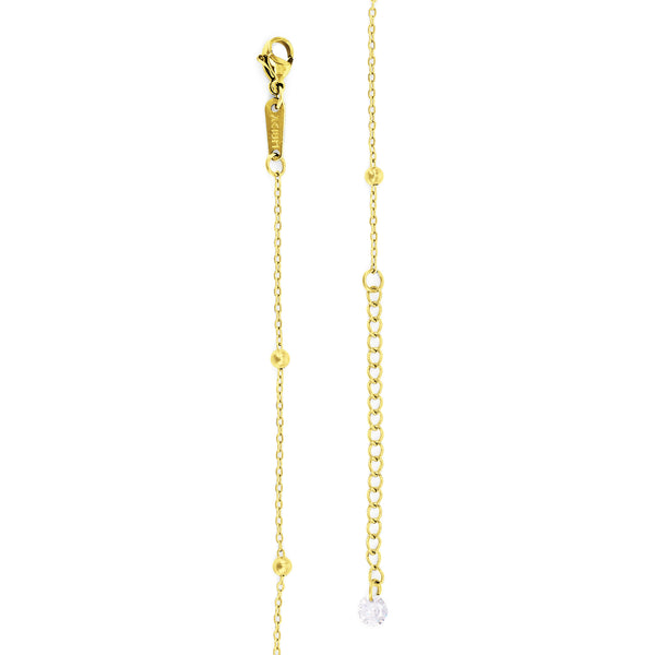 Kette Basic Kugeln Vergoldet 40 / Stahl