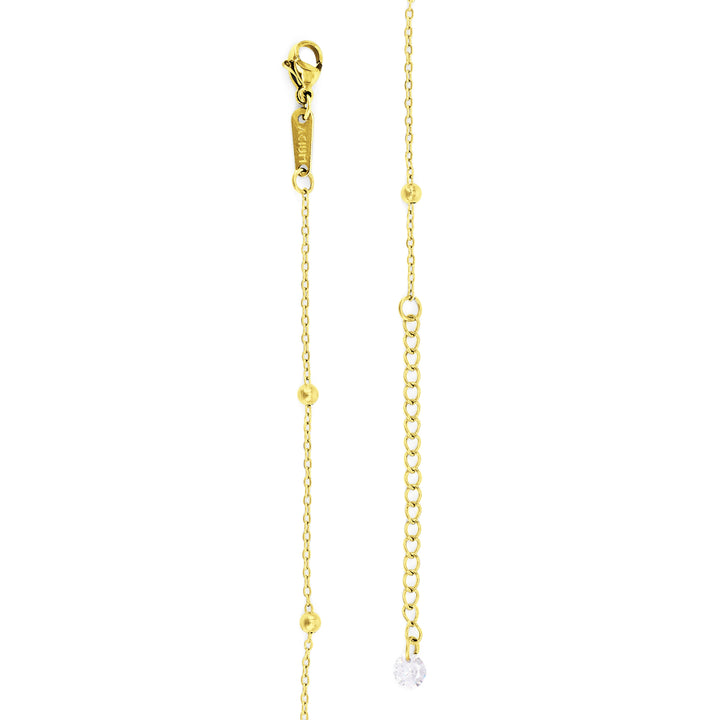 Kette Basic Kugeln Vergoldet 40 / Stahl