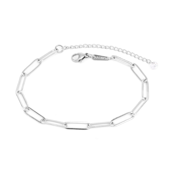 Armband Basic Clip Links Stahl 18 / Stahl