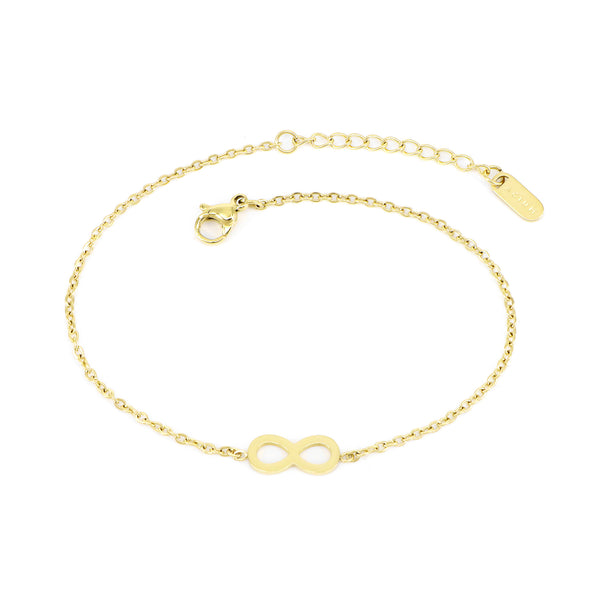 Armband Basic Links Portuguesa Mit Nfinito Vergoldet 18 / Stahl