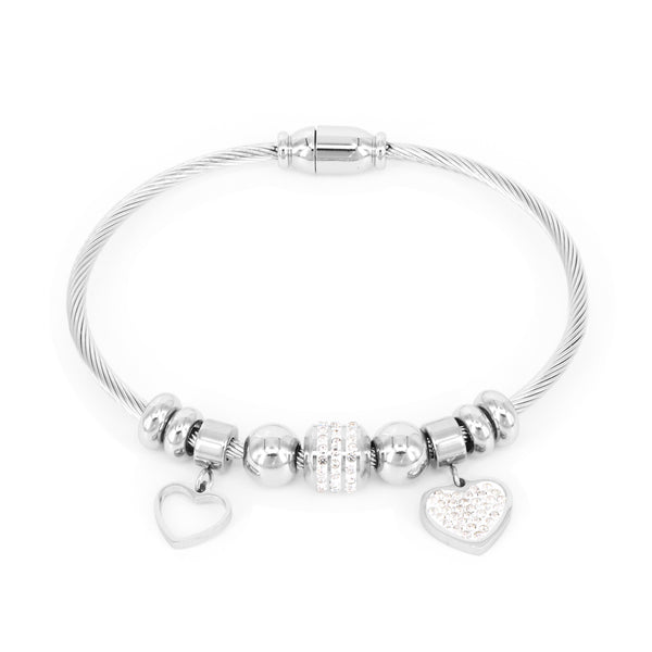 Armband Glow Set Aus Zirkonit Details Stahl 18 / Stahl