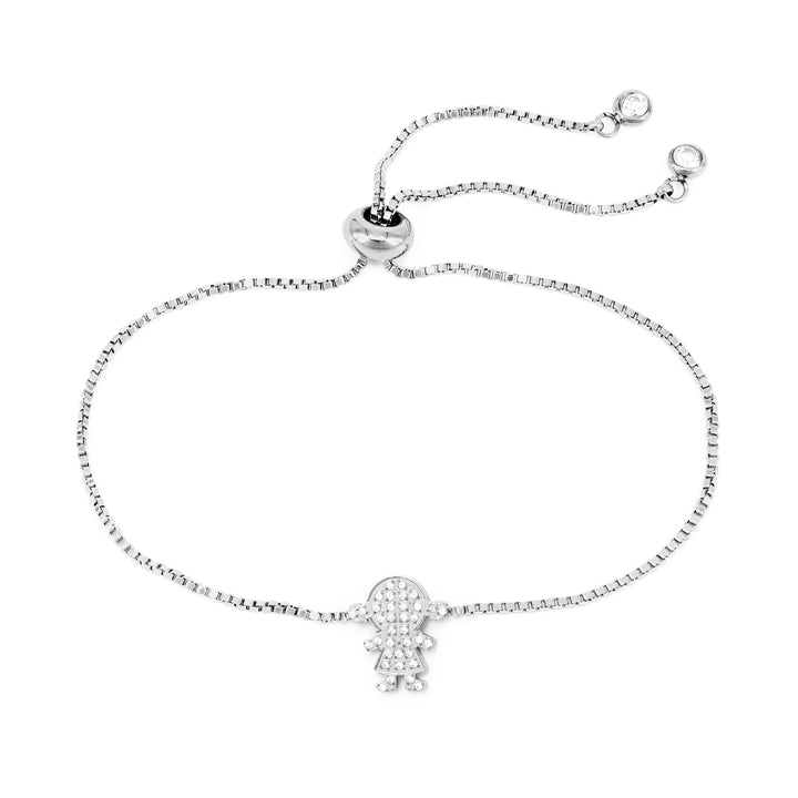 Armband Glow Girl Shape Mit Zirkonia Stahl 21 / Stahl