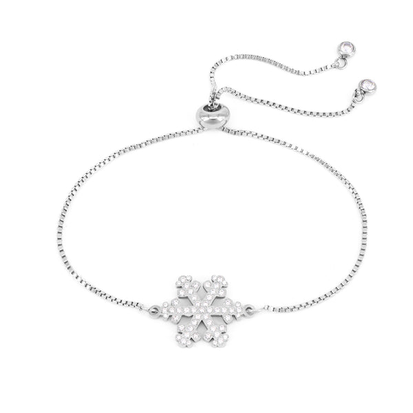 Armband Glow Snowflake Shape Mit Zirkonia Stahl 21 / Stahl