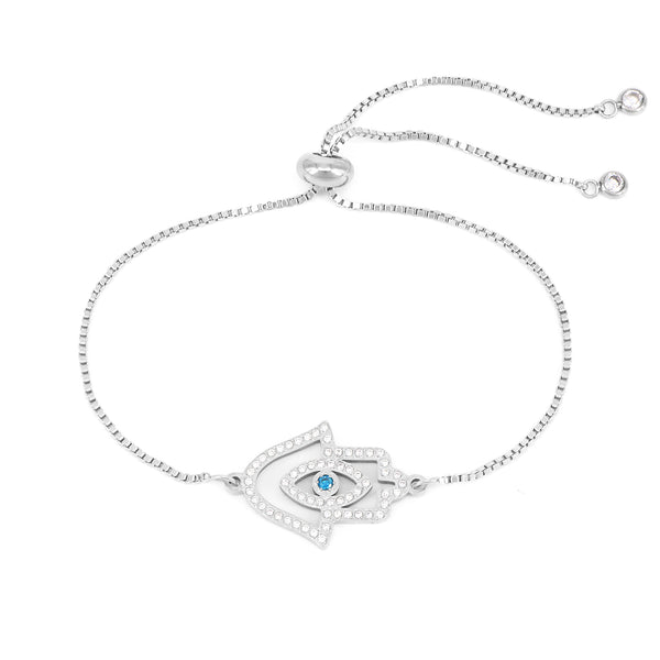 Armband Glow Handform Mit Zirkonia-Stahl 21 / Stahl