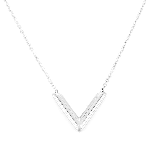 Halskette Basic Shape V Stahl Stahl