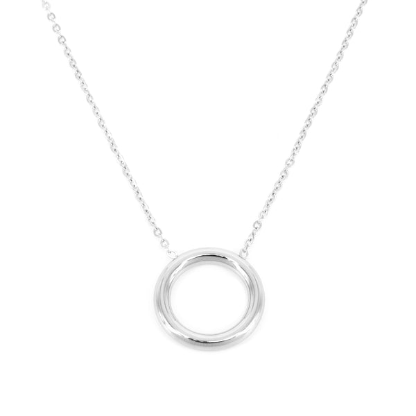 Halskette Basic Hollow Circle Stahl Stahl