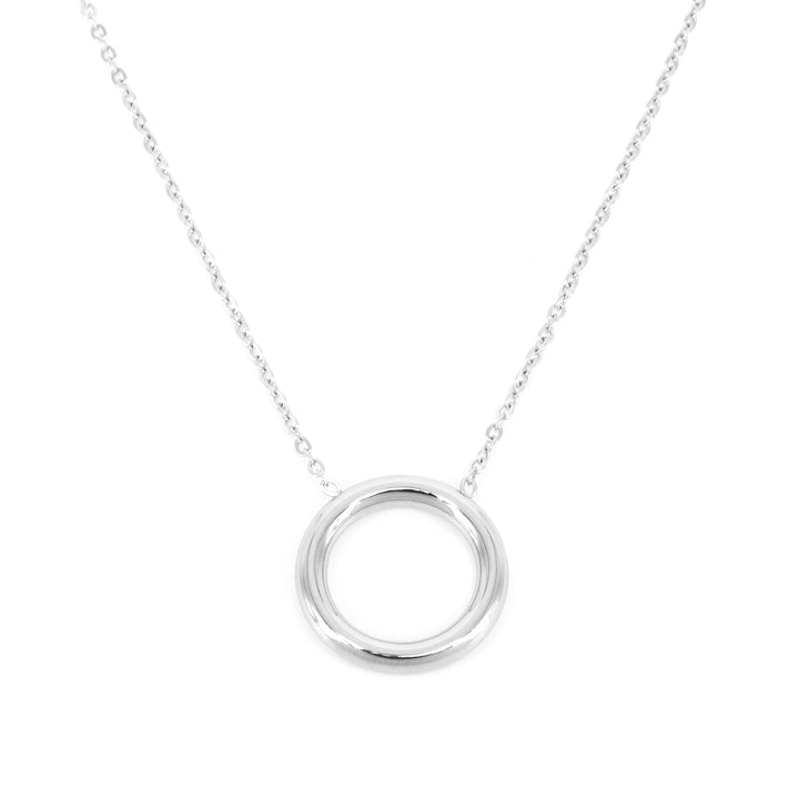 Halskette Basic Hollow Circle Stahl Stahl