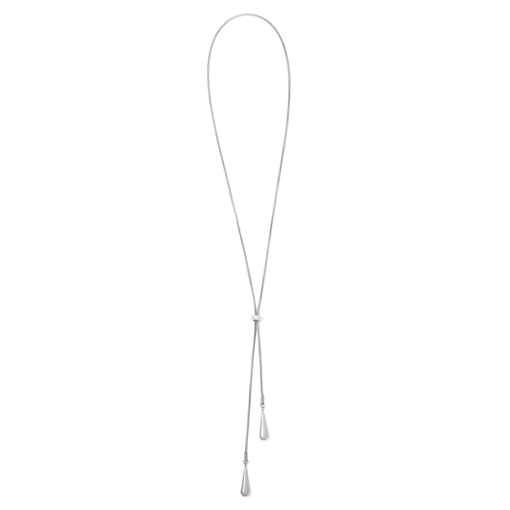 Halskette Basic Lange Tropfenform Stahl Stahl