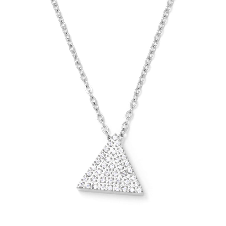 Halskette Glow Triangle Mit Zirkonia Stahl Stahl