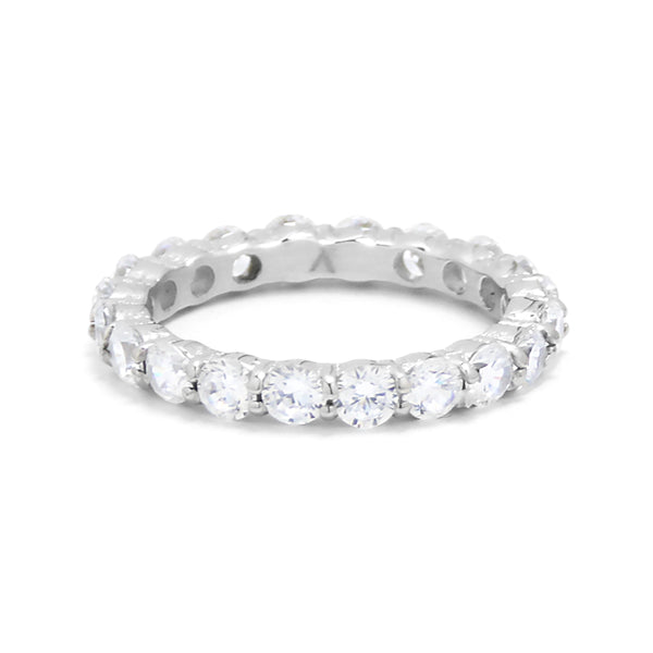 Ring Glow Zirconia Nodules Steel MEDIUM