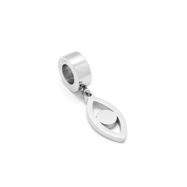 CHARMS BASIC FLAT GREEK EYE STEEL