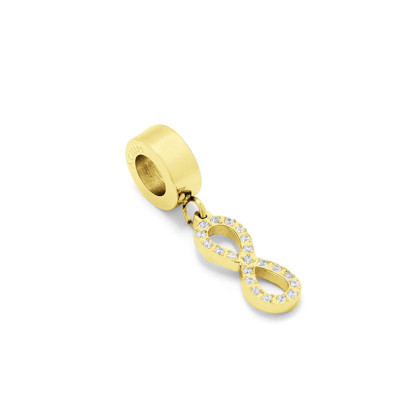 CHARMS BASIC INFINITY ZIRCONIAS GOLD PLATED