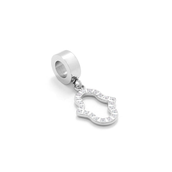 CHARMS BASIC HAND OF FATIMA LISA ZIRCONIAS STEEL