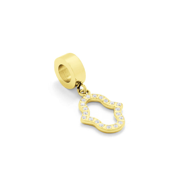 CHARMS BASIC HAND OF FATIMA LISA ZIRCONIAS GOLD PLATED
