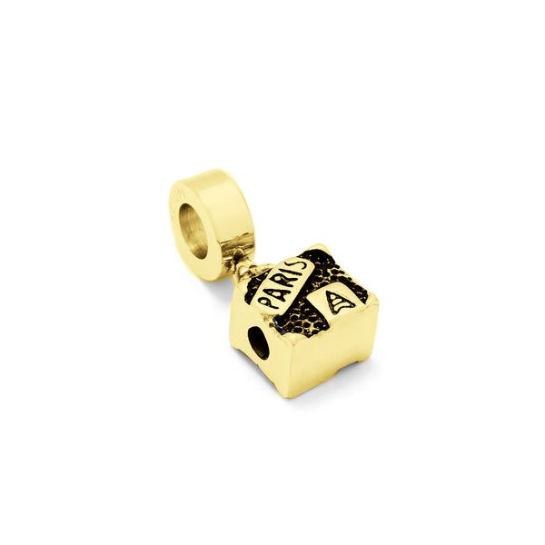 CHARMS BASIC TRAVEL BAG GOLD PLATED
