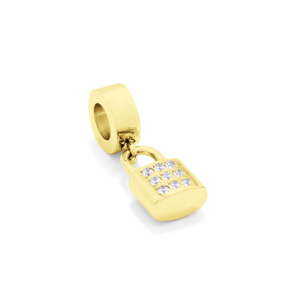 CHARMS BASIC LOCK GOLD PLATED