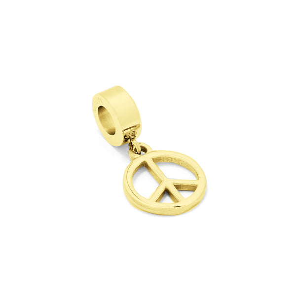 CHARMS BASIC PEACE GOLD PLATED