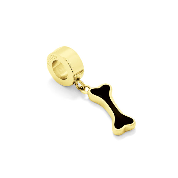 CHARMS BASIC BONE GOLD PLATED