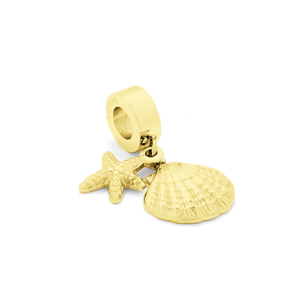 CHARMS BASIC SEASHELL GOLD PLATED