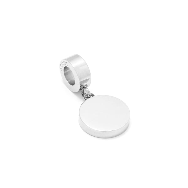 CHARMS BASIC PHOTO-ETCHED ROUND PENDANT STEEL