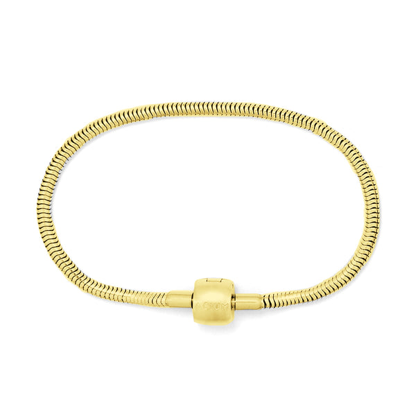 CHARMS BASIC SIMPLE BRACELET GOLD PLATED 20