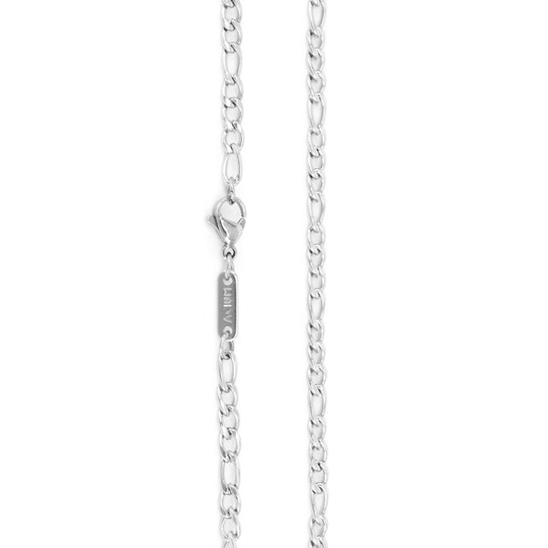 Klassische Figaro-Gliederkette (Breite: 1 cm), 70cm