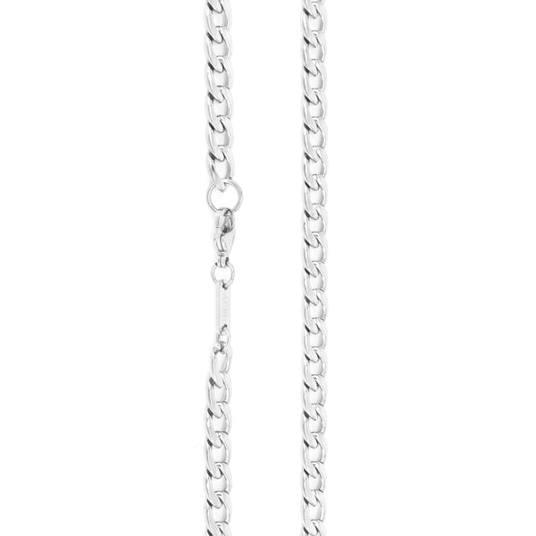 Klassische Grumet-Gliederkette aus chirurgischer Edelstahl (Breite: 1,8 cm), 70 cm