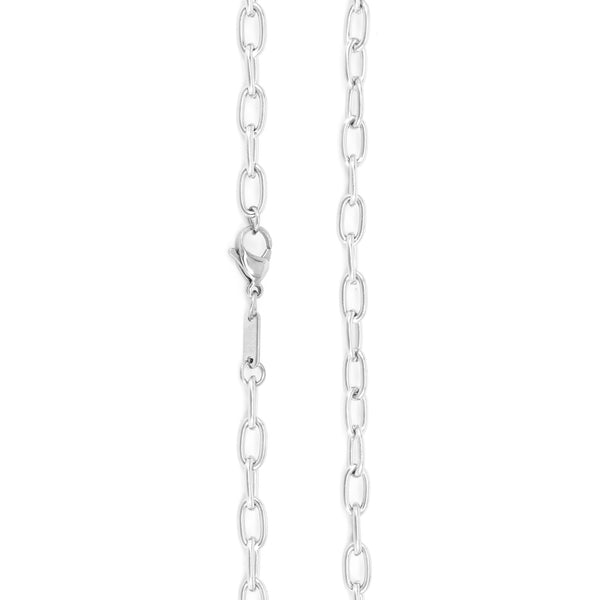 Schmale Lange Padlock-Gliederkette  (Breite: 1,6cm), 70cm lang