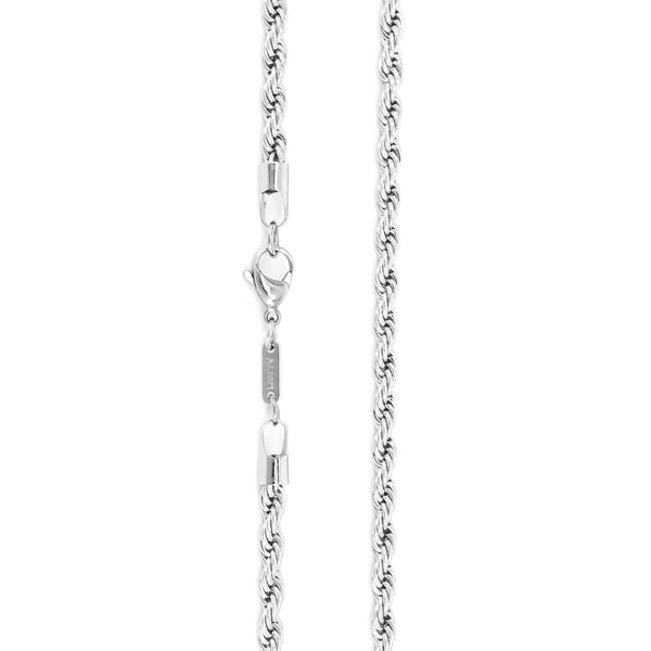 Klassische Seilgliedkette mit Karabinerverschluss (Breite: 1 cm) 50cm lang
