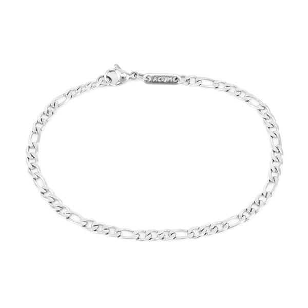 Armband mit Grubengliedern, Gliedergröße: 1,8 x 6,7 mm