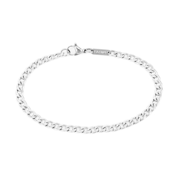 Armband mit Grumengliedern, Gliedergröße: 1,2 x 4,5 mm