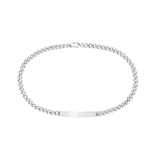 Armband Basic Grumet Glieder Und Zentrales Blech Aus Stahl Stahl