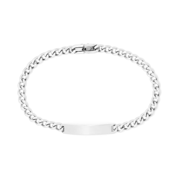 Armband Basic Grumet Glieder Und Zentrales Blech Aus Stahl Stahl