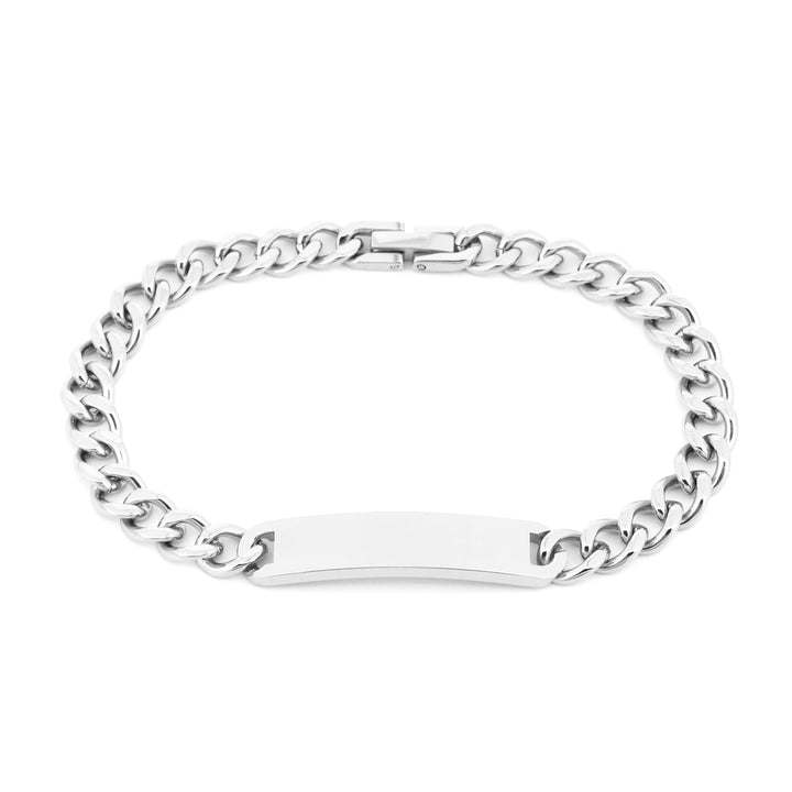 Armband Basic Grumet Glieder Und Zentrales Blech Aus Stahl Stahl