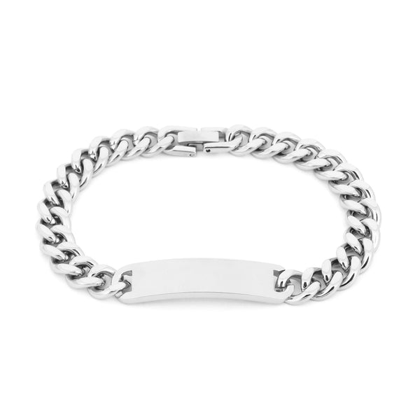 Armband Basic Grumet Glieder Und Zentrales Blech Aus Stahl Stahl