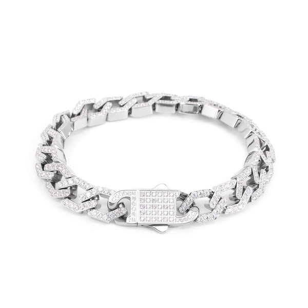 Armband Basic Zirkonias Stahl Stahl