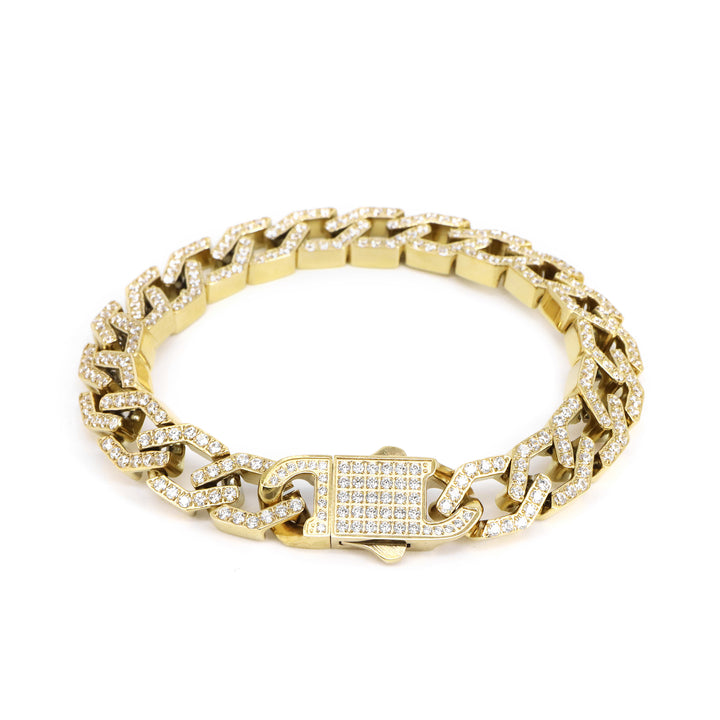 Armband Basic Zirkonias Vergoldet Stahl