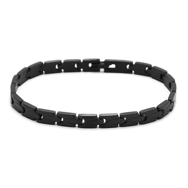 BRACELET BASIC TUNGSTENO BLACK 21