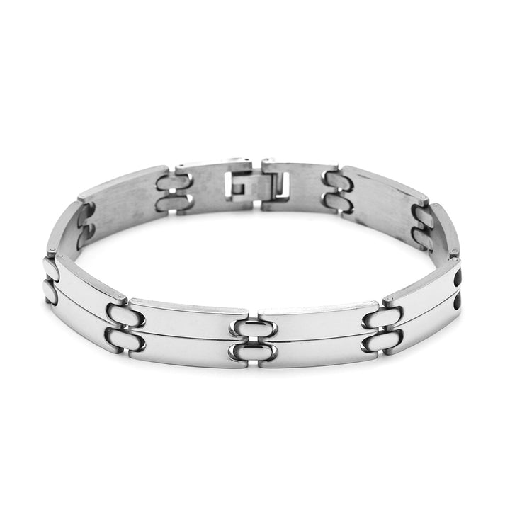 BRACELET BASIC DOUBLE LINE STEEL 21