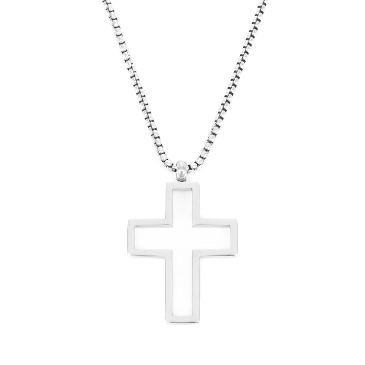NECKLACE FAITH SMALL CROSS  GOLD PLATED SMALL