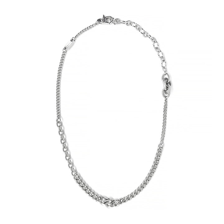 NECKLACE BASIC THIN CHAIN WITH SIMPLE DESIGN STEEL