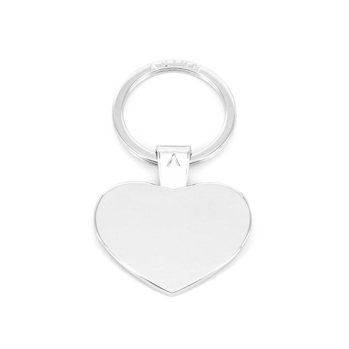 KEYCHAIN BASIC HEART CHROME METAL