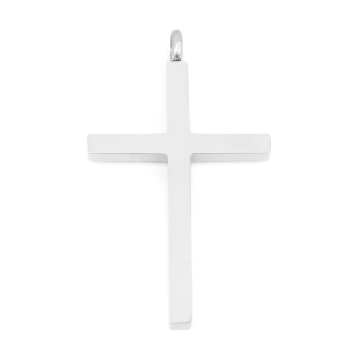 PENDANT FAITH CROSS STEEL LARGE