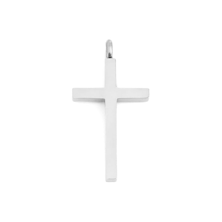 PENDANT FAITH CROSS STEEL SMALL