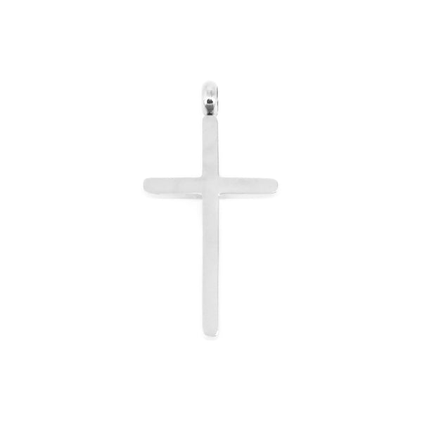 PENDANT FAITH CROSS STEEL XS
