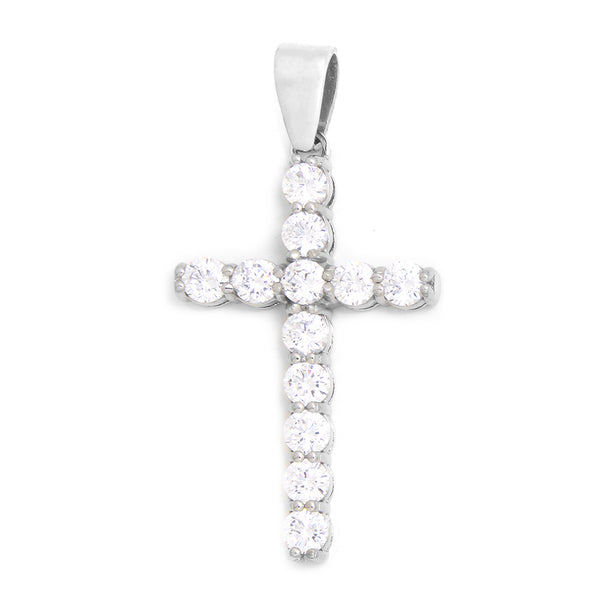 PENDANT GLOW ZIRCONIA LINE STEEL