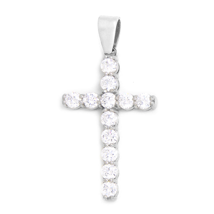 PENDANT GLOW ZIRCONIA LINE STEEL